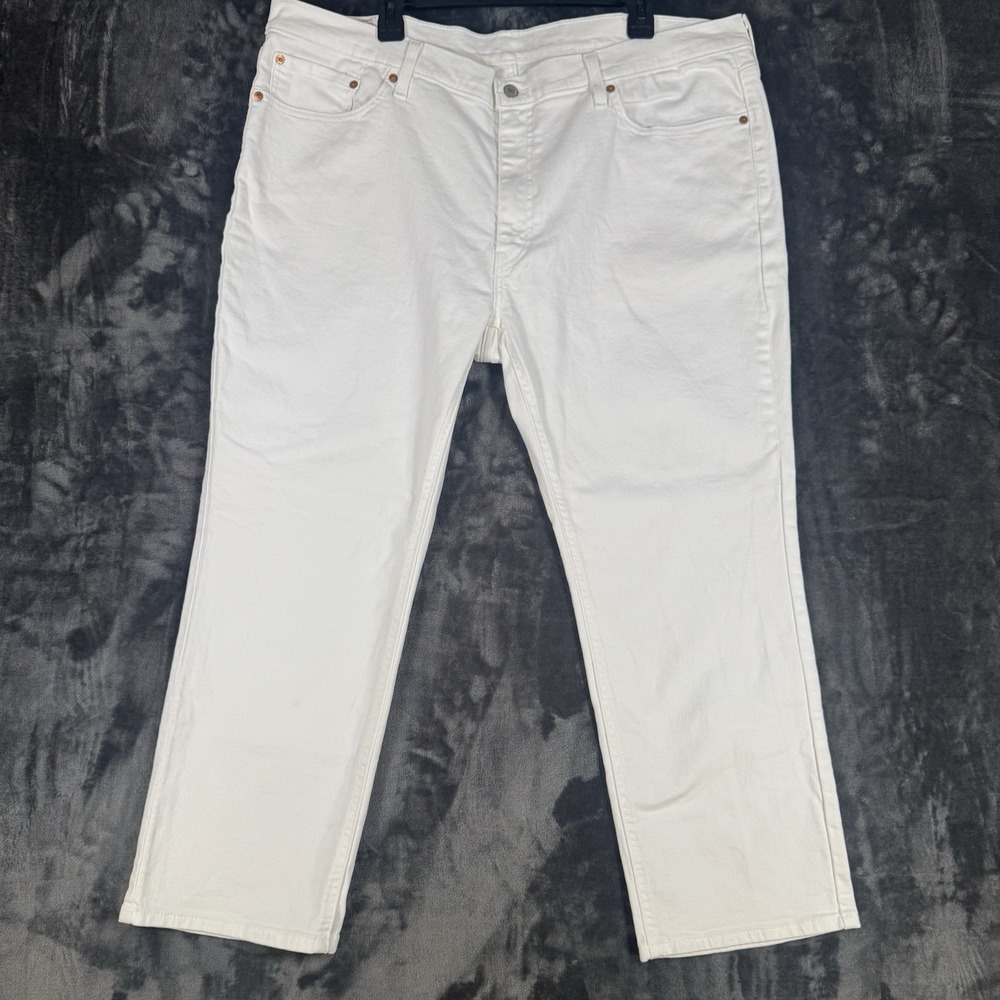 Levi's 541 Athletic Taper Men's White Denim Jeans Size 44x29 Preppy